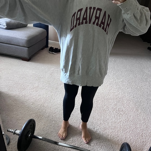 Gray Women's Harvard Sweatshirt - Picture 1 of 4